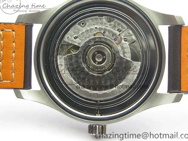 MIROTIME 0203 MARK XVIII Le Petit Prince IW327004 SS FKF 1:1 Best Edition Blue Dial On Brown Leather Strap Trendsetting 7117